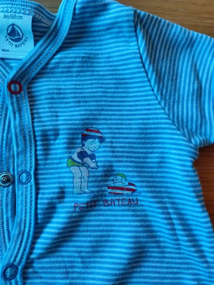 Barboteuse Petit Bateau 3 mois - photo numéro 3