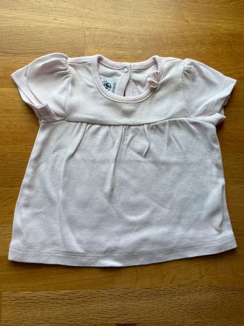 T-shirt MC petit bateau 3 mois fille