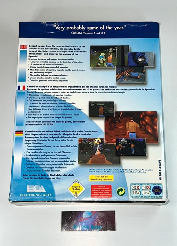 Fade To Black - Jeu PC Edition Bigbox Complet VF Microsoft - photo numéro 2