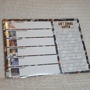 Bloc note semainier disney villainous villains primark
