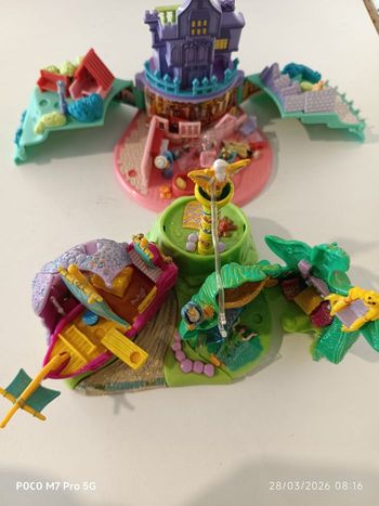 Lot Rare Polly Pocket Disney Peter Pan - Bluebird Toys 1994