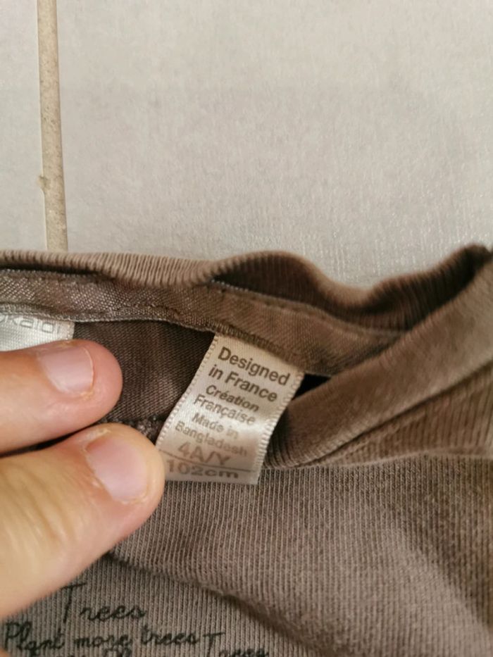 Tee-shirt manche longue 4ans - photo numéro 2