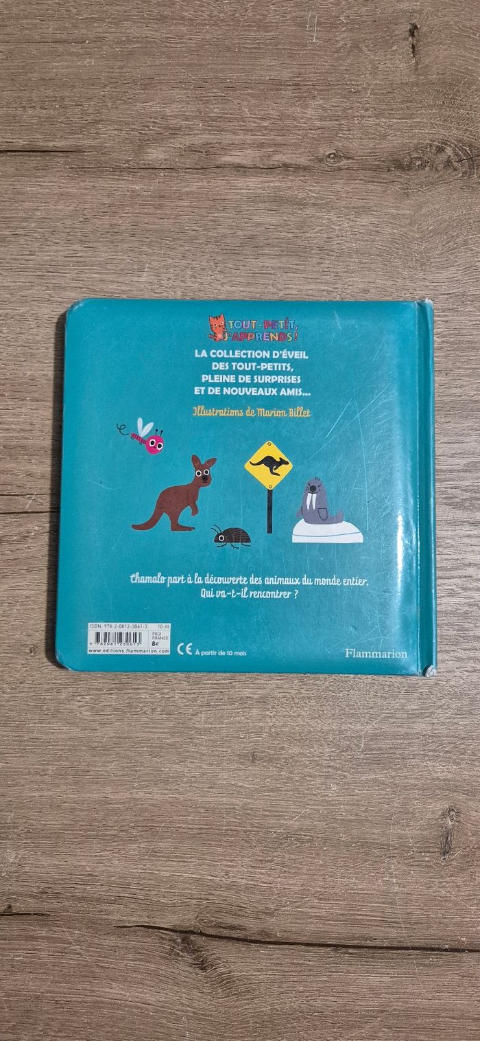 Livre à toucher Chamalo les animaux du monde - photo numéro 8