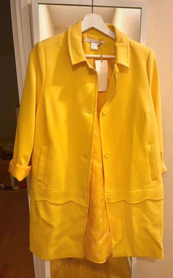 Manteau femme jaune