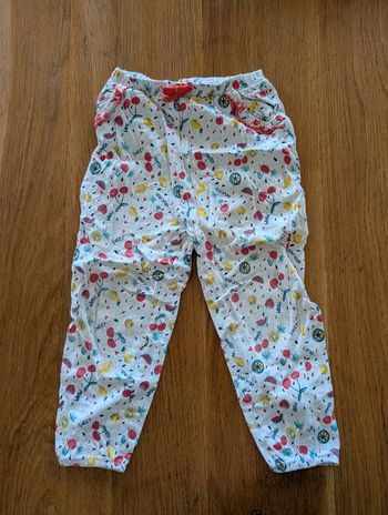 Pantalon large léger, 3 ans motifs fruits