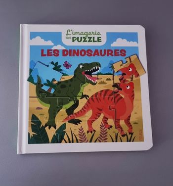 Livre puzzle dinausaure 