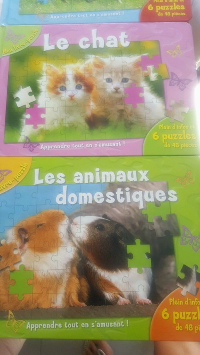 Lot de 4 livres puzzle soit 24 puzzle de 48 pieces - photo numéro 3