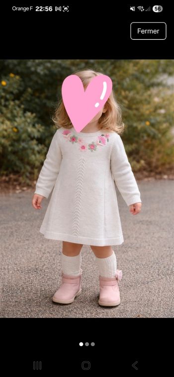 Robe d'hiver orchestra 23 - 24 mois 2 ans