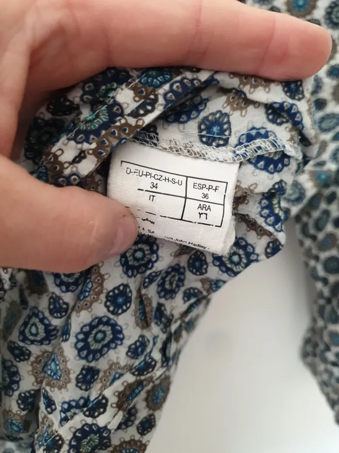 Blouse motifs bohème A1237 - photo numéro 4