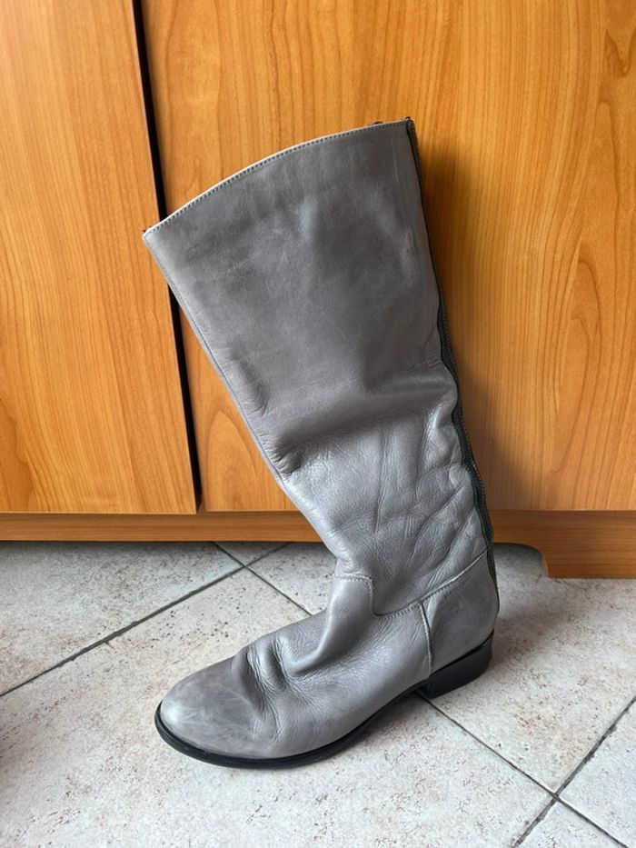 Botte en cuir Pierre Cardin 38 - photo numéro 4