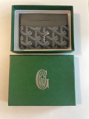 Porte carte Goyard neuf avec boite gris