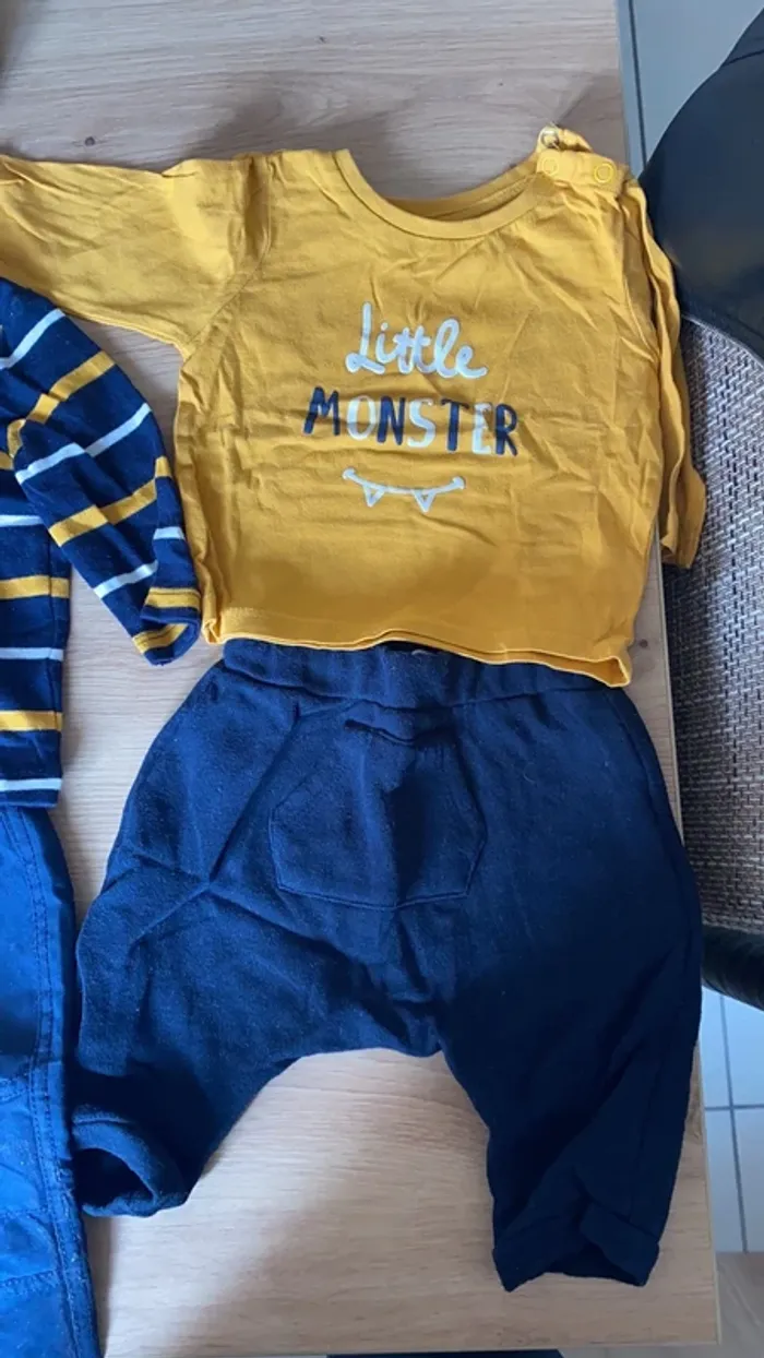Lot de deux ensemble bleu - photo numéro 2