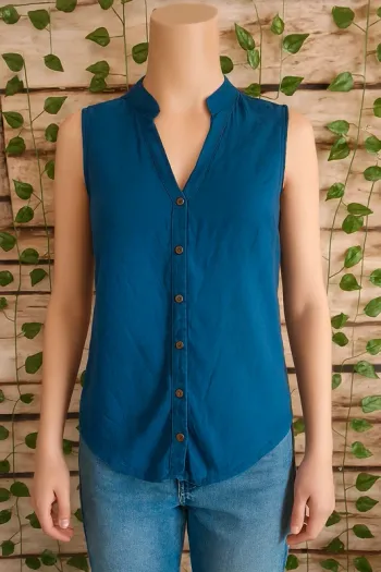 🌸Blouse bleue marine 100% viscose Koton Taille 36🌸
