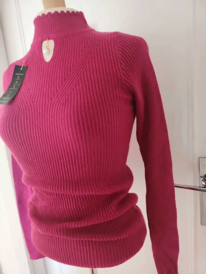 Pull col roulé coton - photo numéro 3