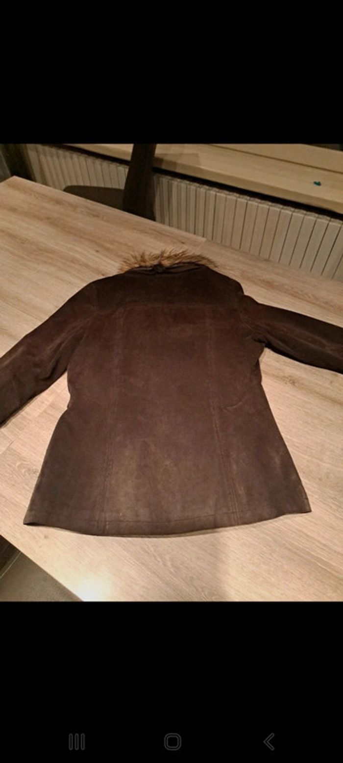 Manteau en cuir de porc taille 40 - photo numéro 10