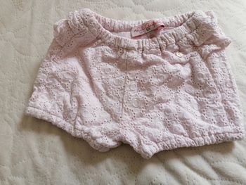 Short en dentelle 6mois