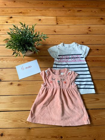Lot de 2 robes Orchestra 6 mois