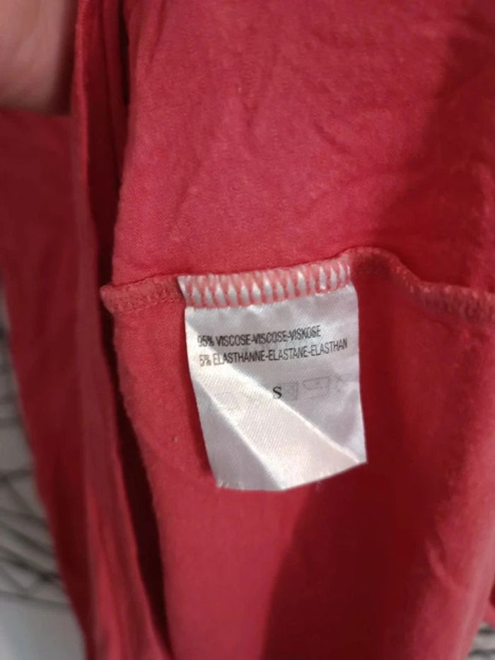 Chemise de nuit rouge gorge taille S - photo numéro 3