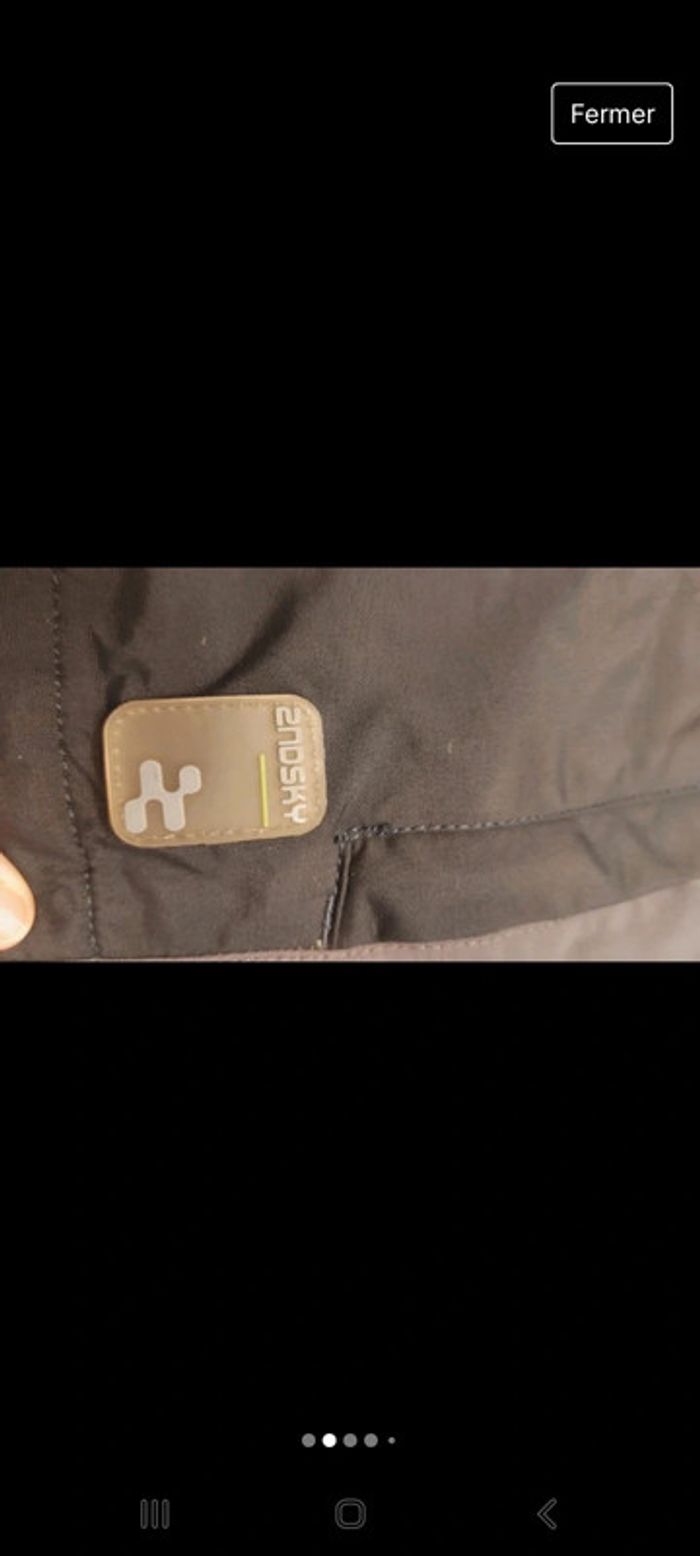 Veste de Ski 2ndsky en bonne état taille XS - photo numéro 4