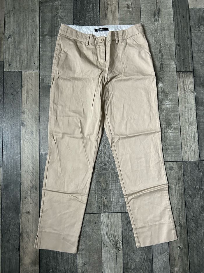 Pantalon chino beige Mim taille 36