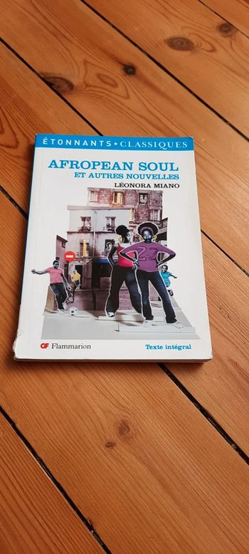 Livre scolaire Afropean Soul et autres nouvelles de Leonora Miano