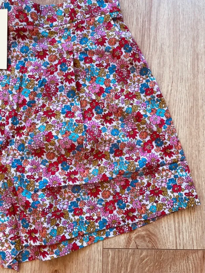 Short fleurs été tendance coton - photo numéro 3