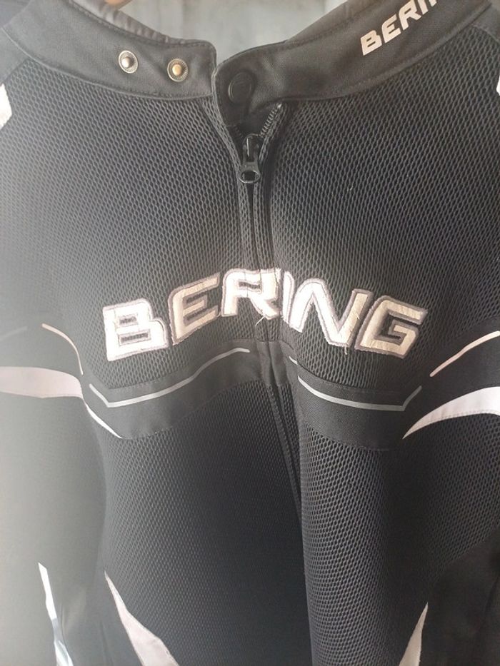 Blouson cuir moto semi été/hiver taille 2XL bon état - photo numéro 3