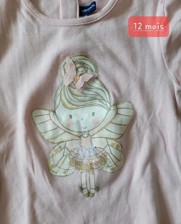 Ensemble jupe et t-shirt 12 mois - photo numéro 5