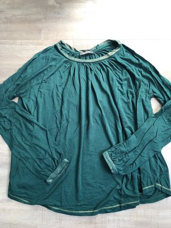 T shirt Morgan taille M vert sapin manches longues