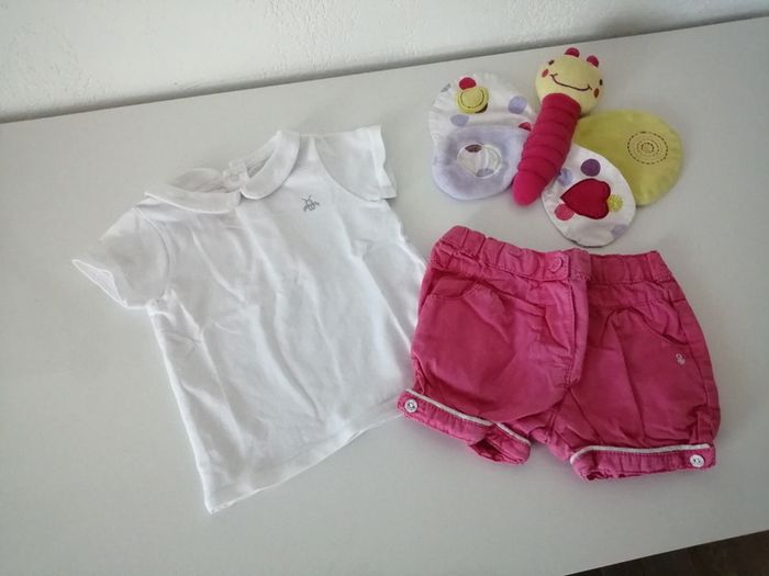Ensemble short et T shirt 6 mois - photo numéro 4
