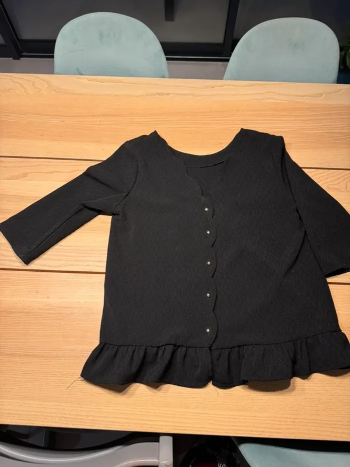 Blouse noir Charlior réversible taille M/L
