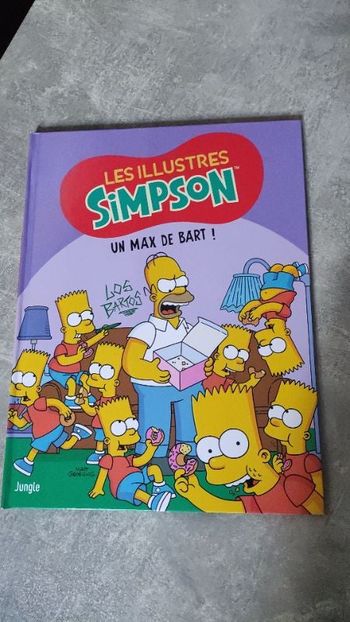Livre BD Les Illustres Simpson 4 Un max de Bart