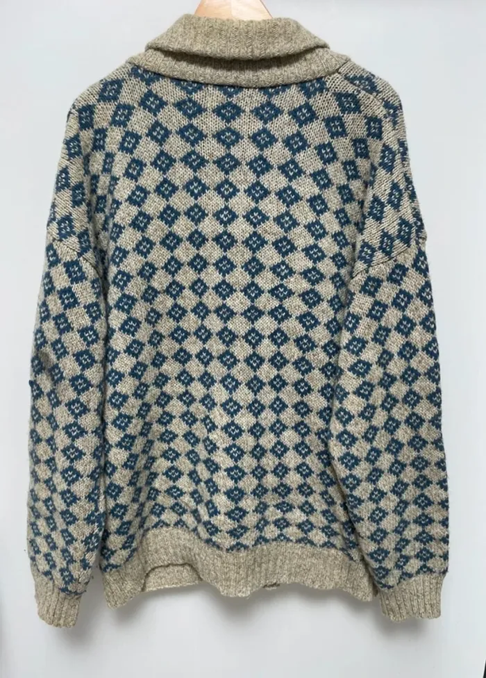 Eddie Bauer Vintage Cardigan Wool Laine Mens XL - photo numéro 9