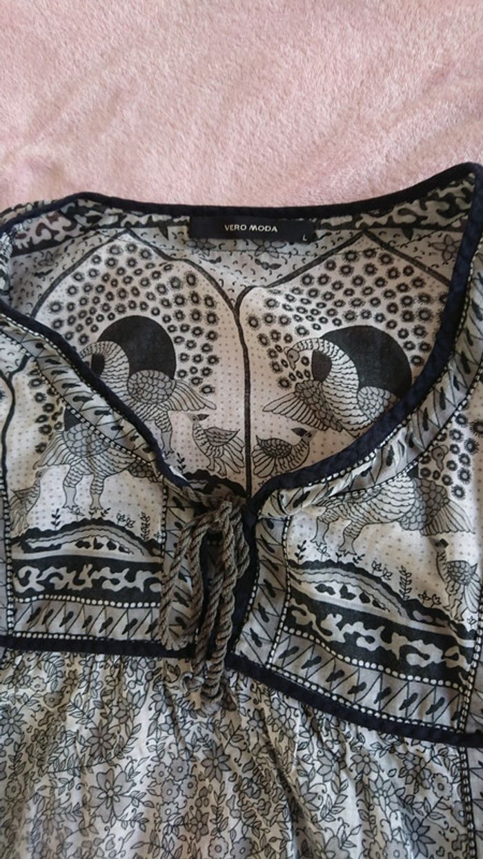 Tunique noir Vero Moda taille L - photo numéro 2
