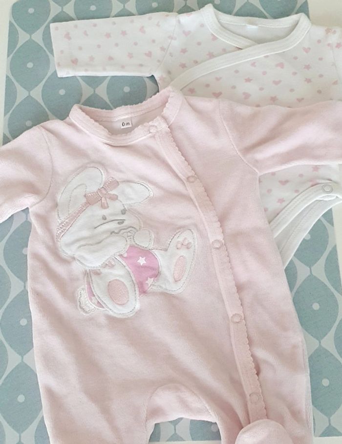 Ensemble pyjama + body - Naissance - photo numéro 2