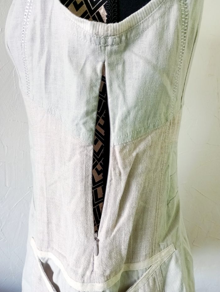 🌸 Robe sans manche, Fille des sables, taille 40 - photo numéro 7