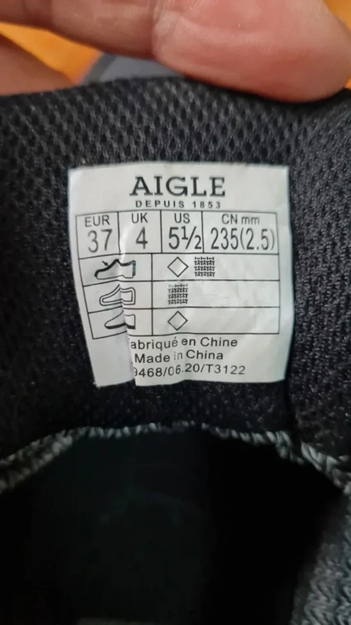 Chaussures de marche femme Aigle P37 - photo numéro 8