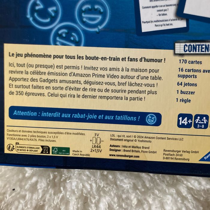 Jeu LOL qui rit, sort ravensburger - photo numéro 4