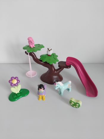 PLAYMOBIL 123 Jardin de Fée Licorne 70400 Complet 🦄