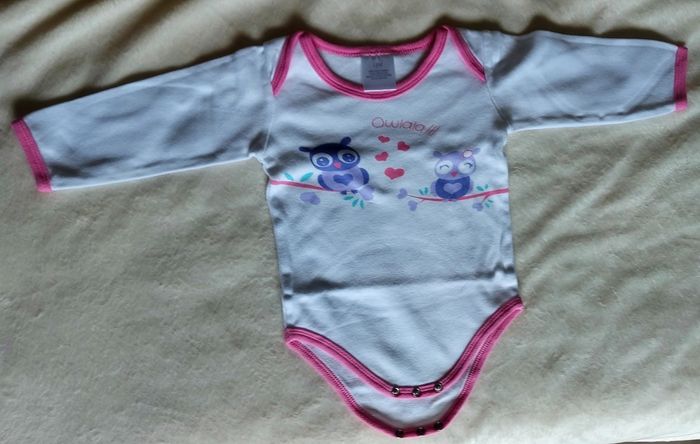 Lot de 4 bodies chouettes 12 mois - photo numéro 2