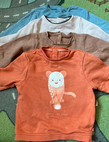 Lot de 4 pulls bébé fille
