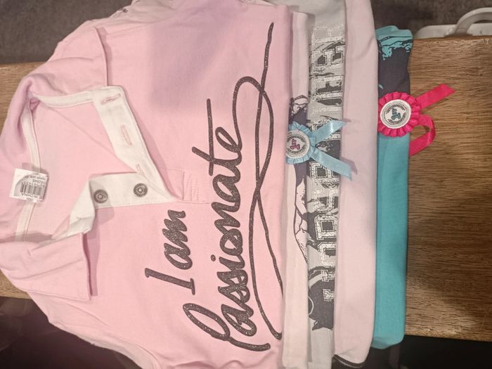 Lot de vêtements tee shirt d'équitation