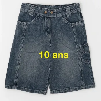 Pantacourt en jeans NKY Taille 10 ans