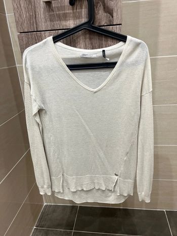 Jolie pull beige fin taille S
