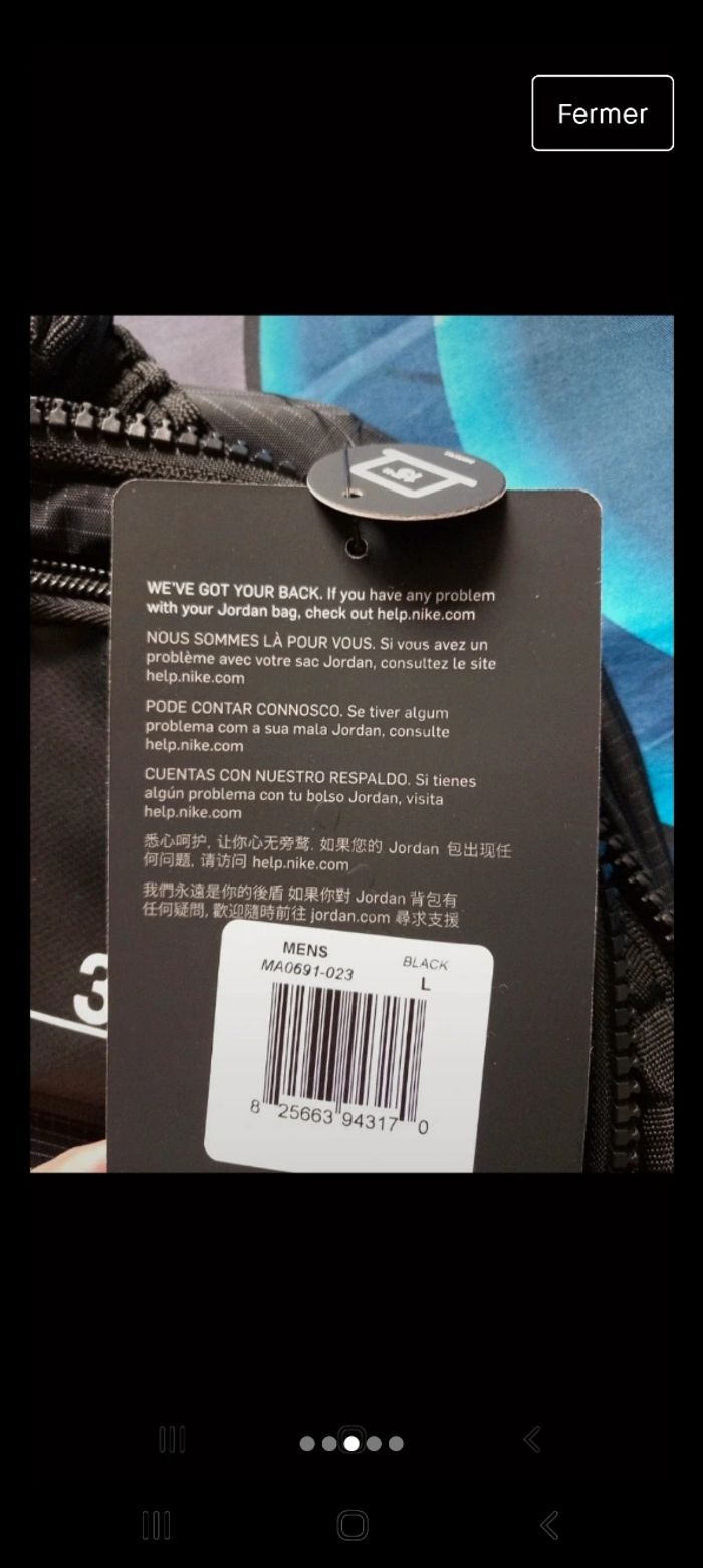 Sac à dos jordan - photo numéro 3