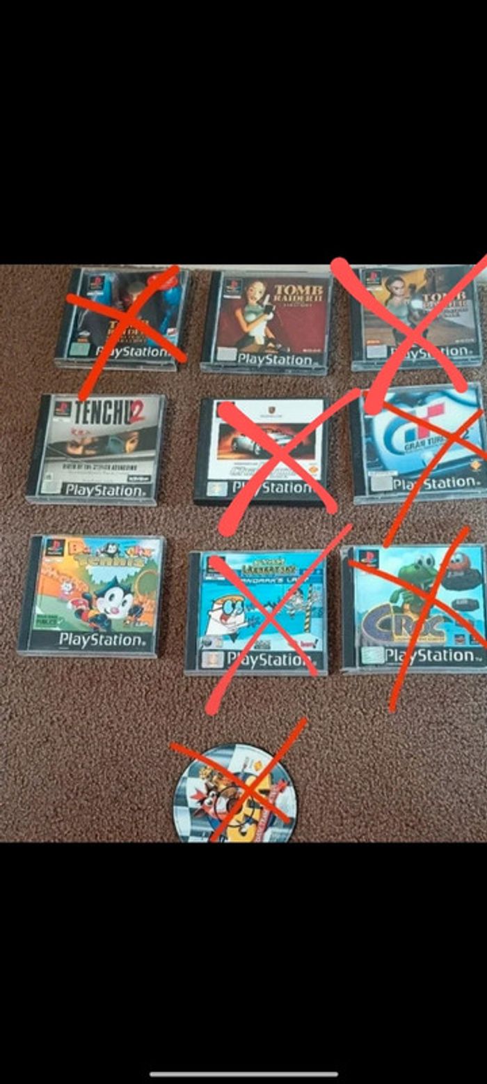 Jeux PS1 - bien lire l'annonce merci