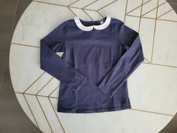 Tee-shirt marine Okaïdi 8 ans