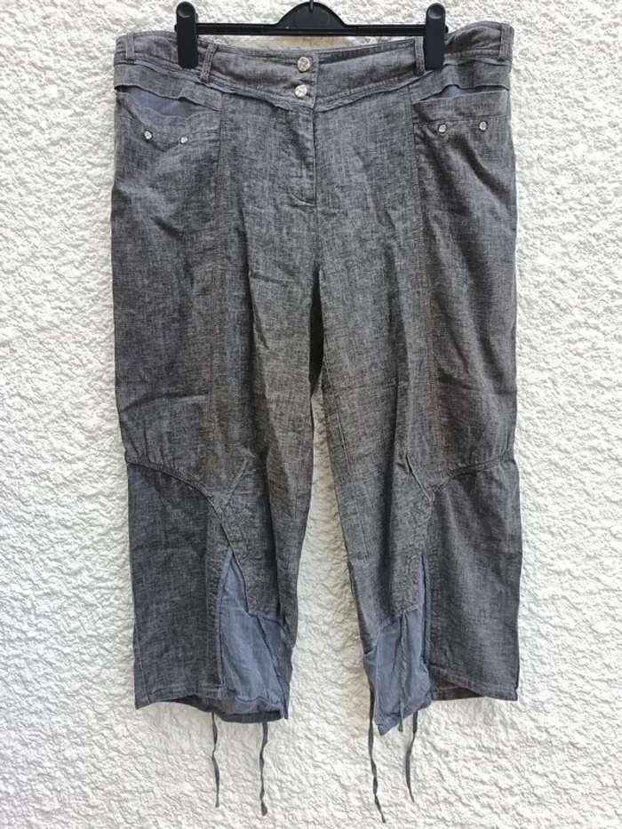 ensemble veste + pantacourt + collier Fille des Sables femme 46 / 48 - photo numéro 3