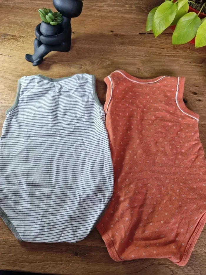 Lot 2 bodies - 74/80cm - Sweet and Soft - photo numéro 8