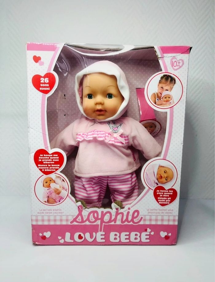 Poupée Sophie Love Bébé 26 sons